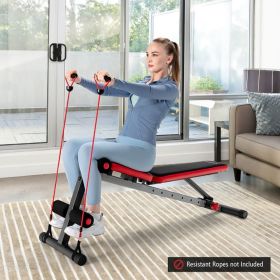 Strong and Tough Construction Multi-function Weight Bench with Adjustable Backrest