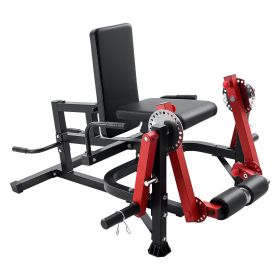 VEVOR Leg Extension and Curl Machine, Seated Leg Rotary Extension for Thigh, Adjustable Lower Body Specialty Exercises Equipment (Leg Training Method: Single-Leg Exercise, Foldable Seat or not: Foldable)